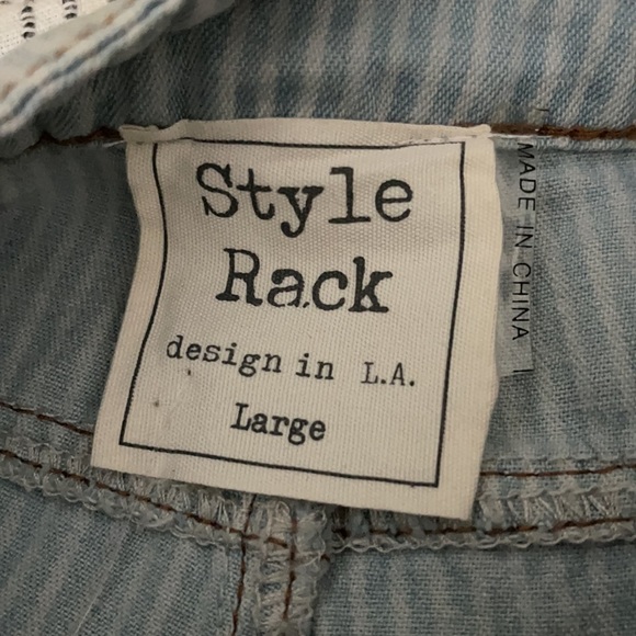 Striped Overalls by Style Rack - Picture 6 of 7